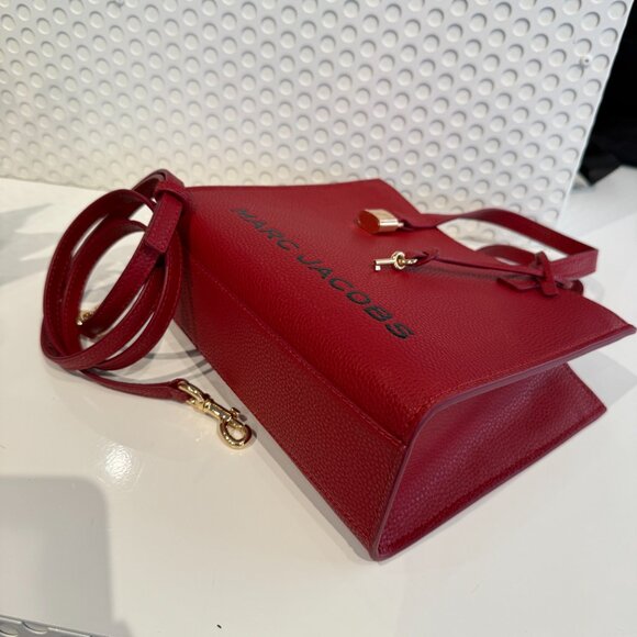 MARC JACOBS 4R3HTT020H02 Mini Grind Leather Tote IN Siren - Picture 3 of 5